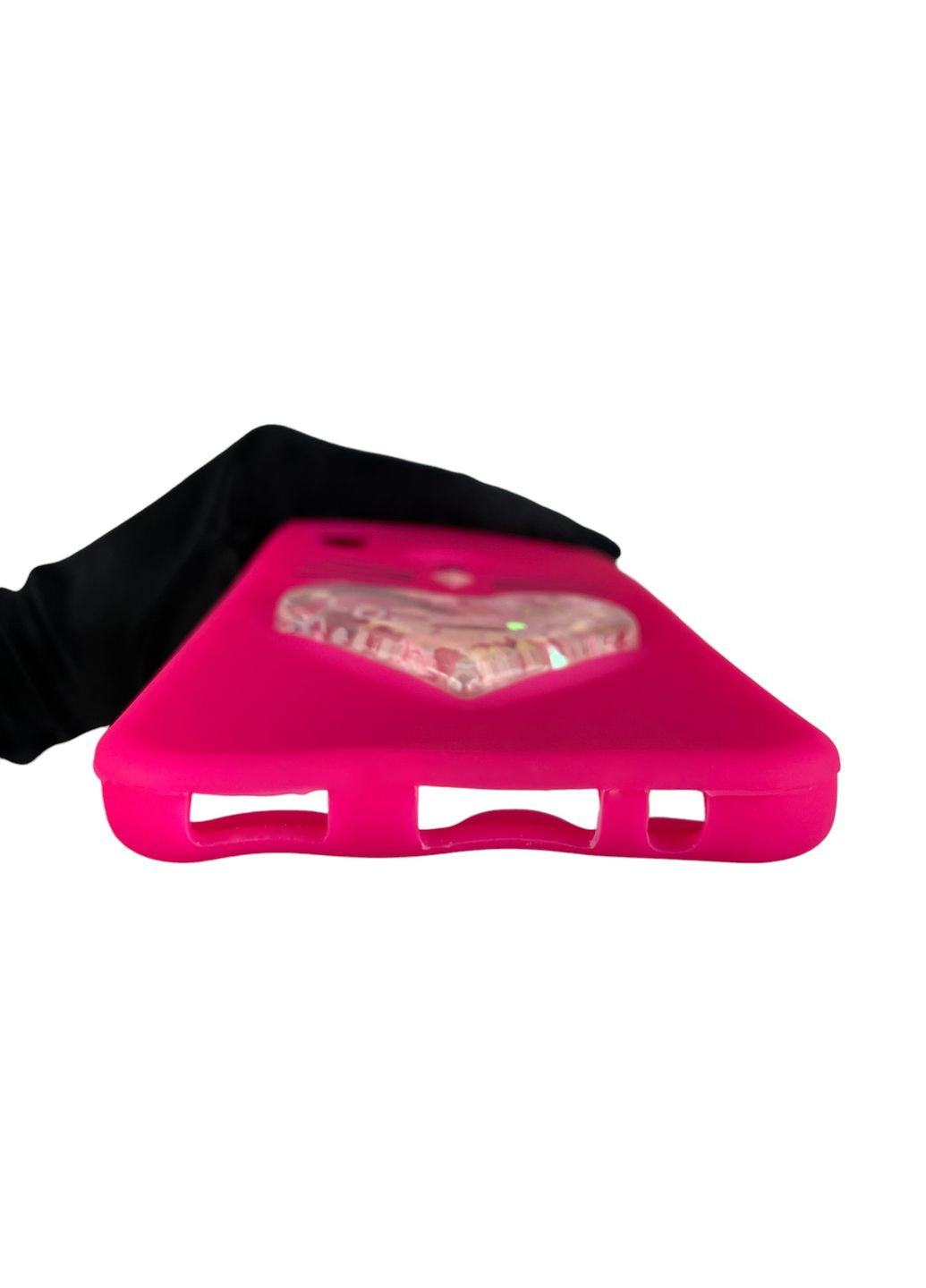 Чехол для Honor 10 Lite детский 3д в форме котика переливашка сердечко хуавей хонор 10 лайт малиновый Huawei (366018703)