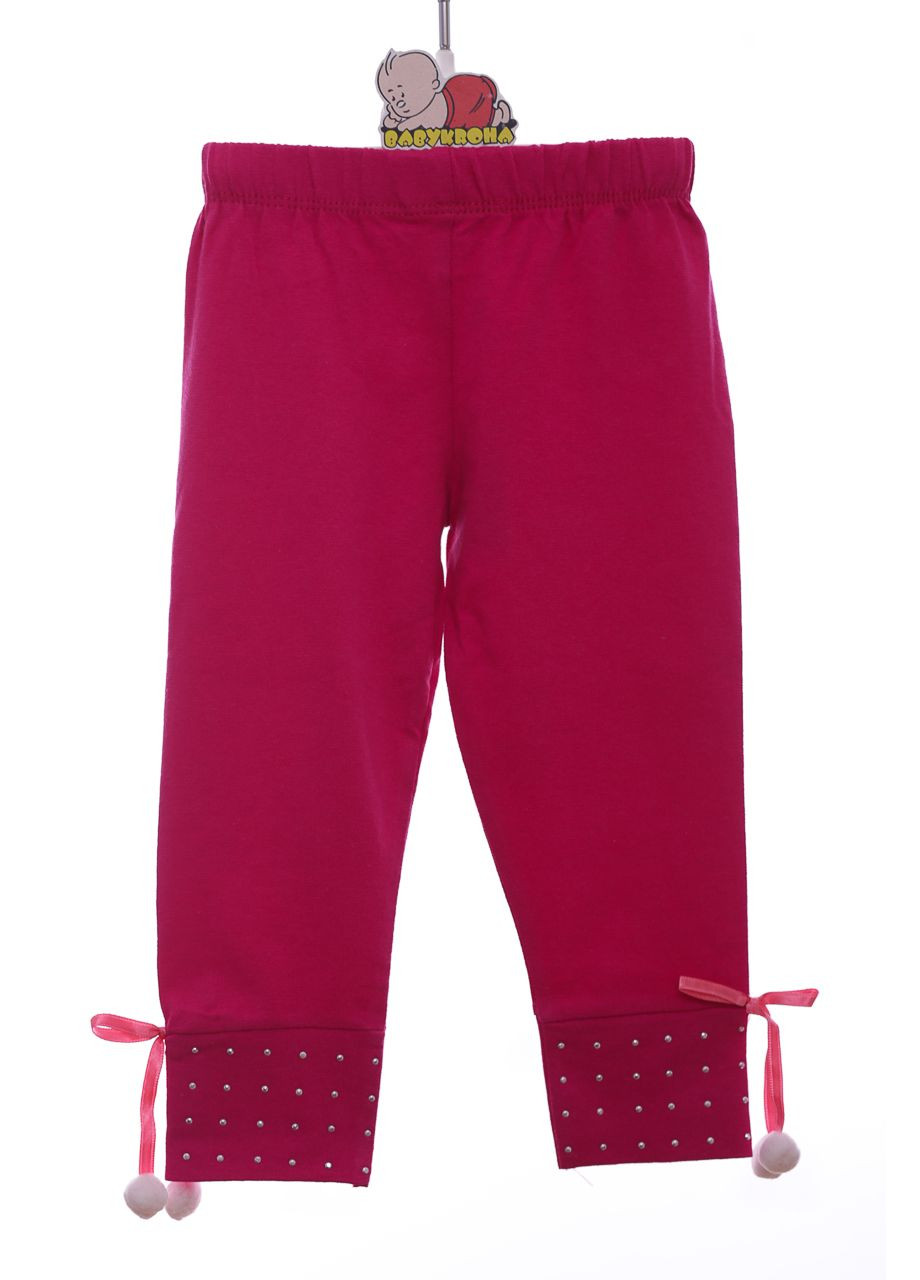 Велосипедки для девочки трикотажные стразики малиновый 92 см (38472) BABYKROHA (297200965)