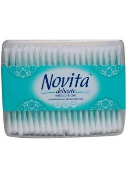 Ватні палички у квадратній коробці, 300 шт. Novita 41102150 (335031139)