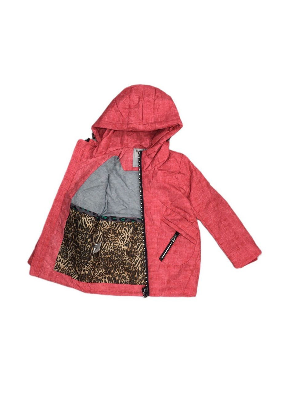 Коралова куртка демісезонна для дівчинки Модняшки
