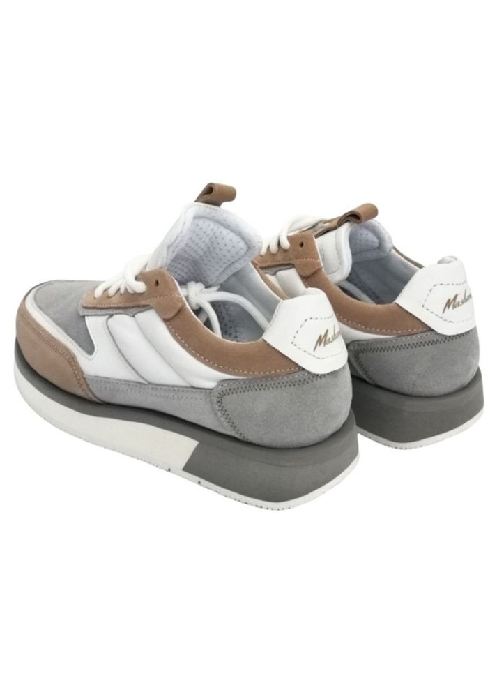 Цветные кроссовки (р) кожа/нубук 0-0-1-1-3577 Masheros