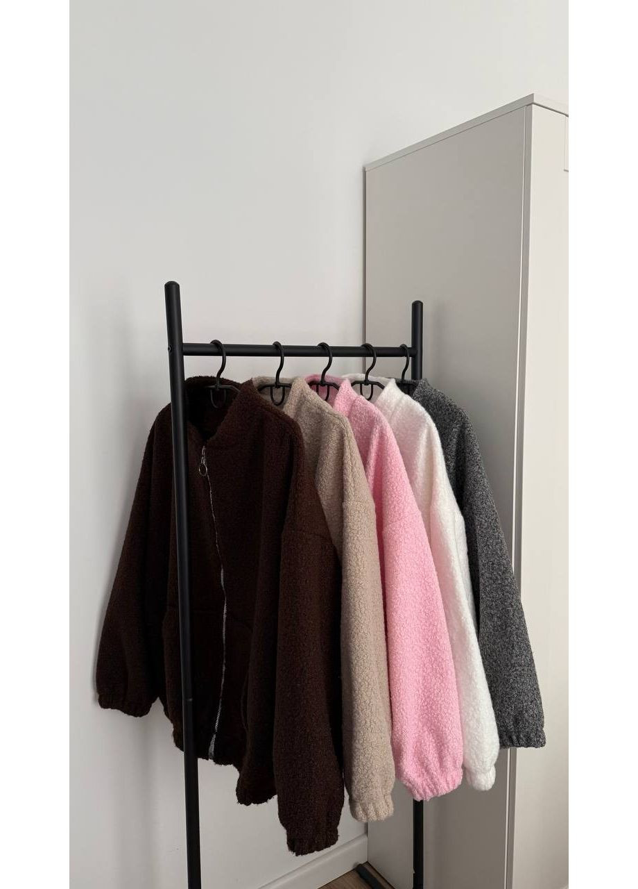 Бомбер букле оверсайз Україна бейсбольний на блискавці (364831923)