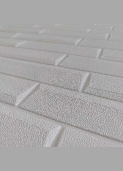 Самоклеющаяся декоративная 3D панель Белая кладка 770х700х5 (031) 3D Loft (304766748)