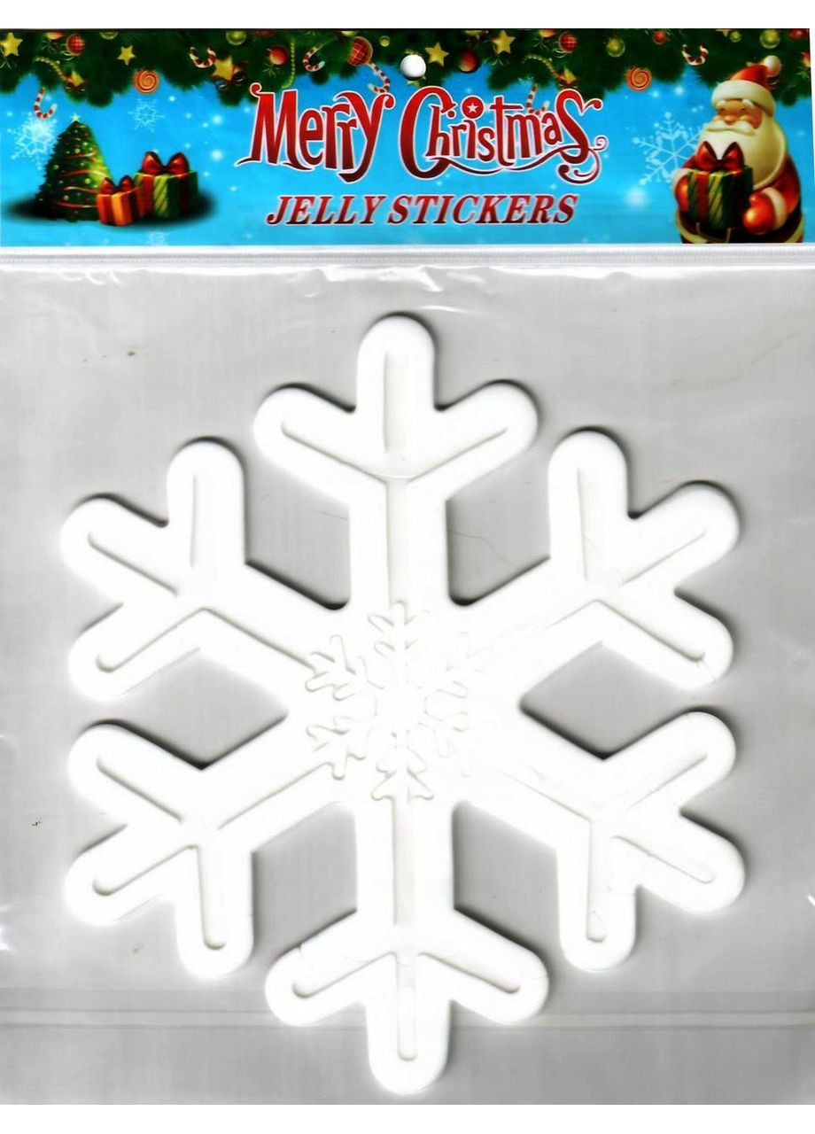Наклейка силиконовая многоразовая Merry Christmas 8924485198125 ООПТ (372709515)
