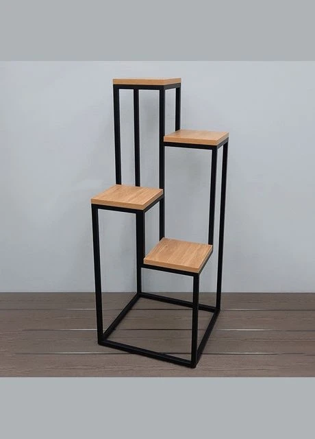 Подставка для цветов металлическая в стиле Лофт StepLoft Stand-flower-301 No Brand (361033800)