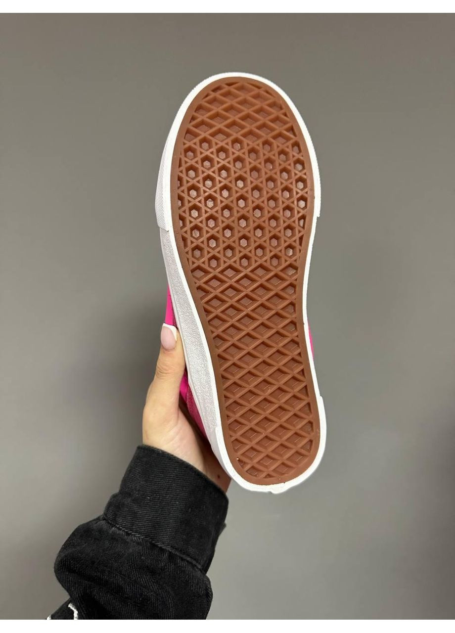 Рожеві Осінні кеди чоловічі vans knu skool acid pink ванс кну скул No Brand