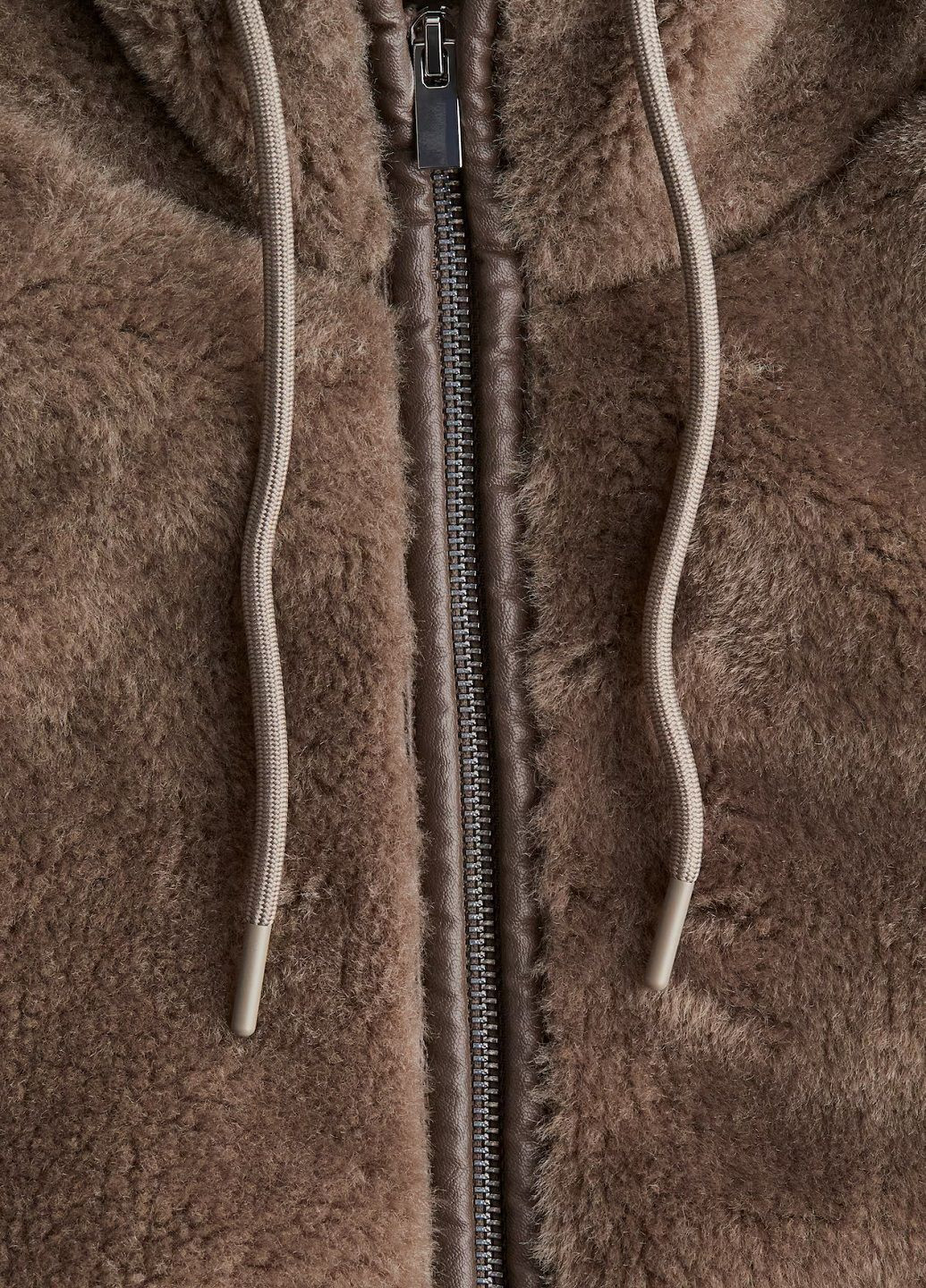 Темно-бежева демісезонна куртка H&M