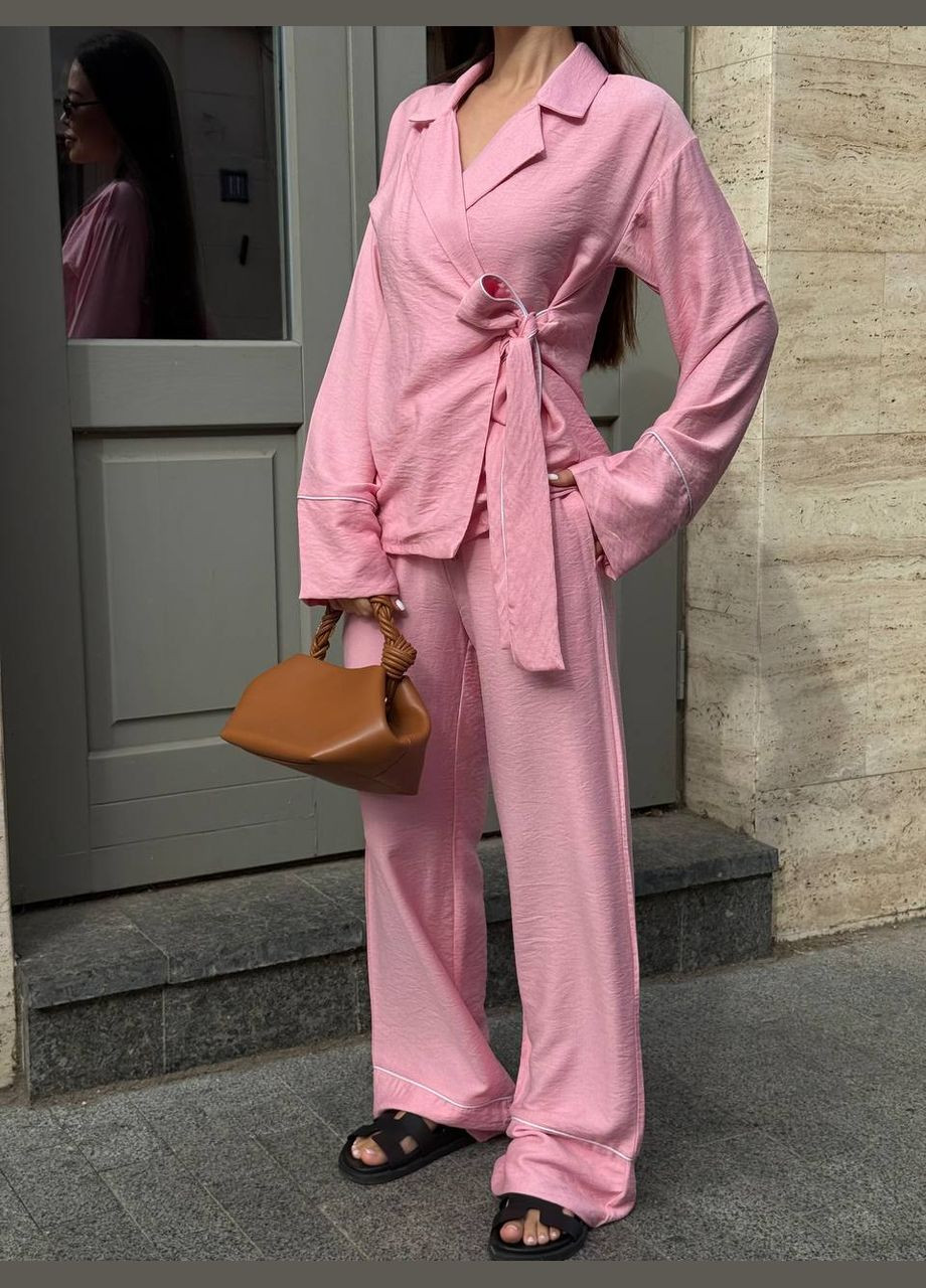 Женский костюм из жатого льна Nositi 1786-13 (344587466)