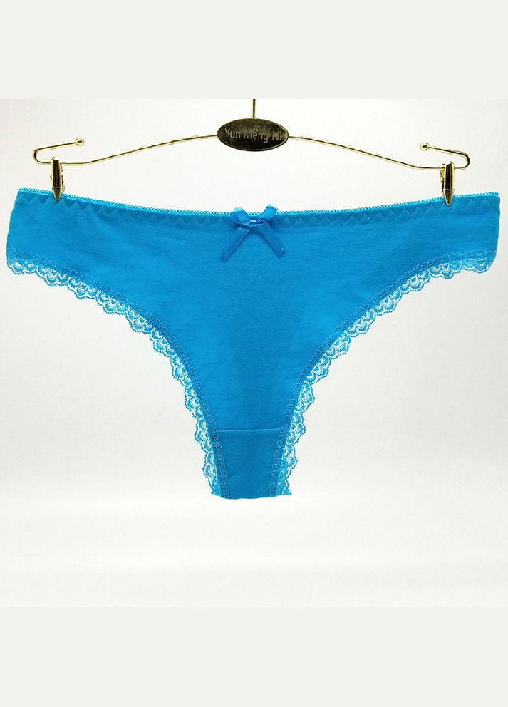 Женские трусики хлопковые трусики стринги Honey Fashion Accessories S/M бирюзовый (2-196) No Brand (313442751)