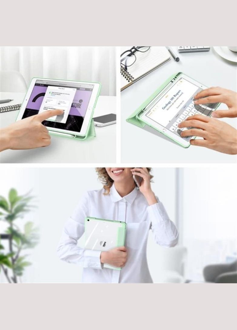 Чохол-книжка Soft Edge для Lenovo Tab M10 Plus TB-125F (3rd Gen)/K10 Pro TB-226 10.61" Green (708333) BeCover (341491388)