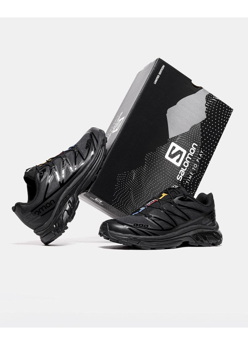 КРОССОВКИ ЖЕНСКИЕ SALOMON XT-6 BLACK САЛОМОН XT-6 No Brand чёрные демисезоны (369391537)