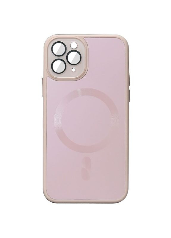 Чохол TPU+Glass Sapphire Midnight з MagSafe для Apple iPhone 14 Pro Max (6.7") Рожевий Epik (372972606)