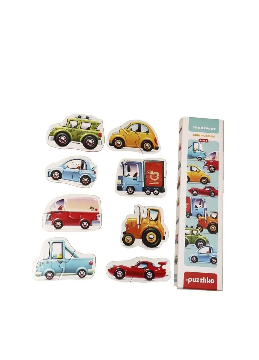 Пазли "Машинки" колір різнокольоровий CB-00149181 Puzzlika (349226453)