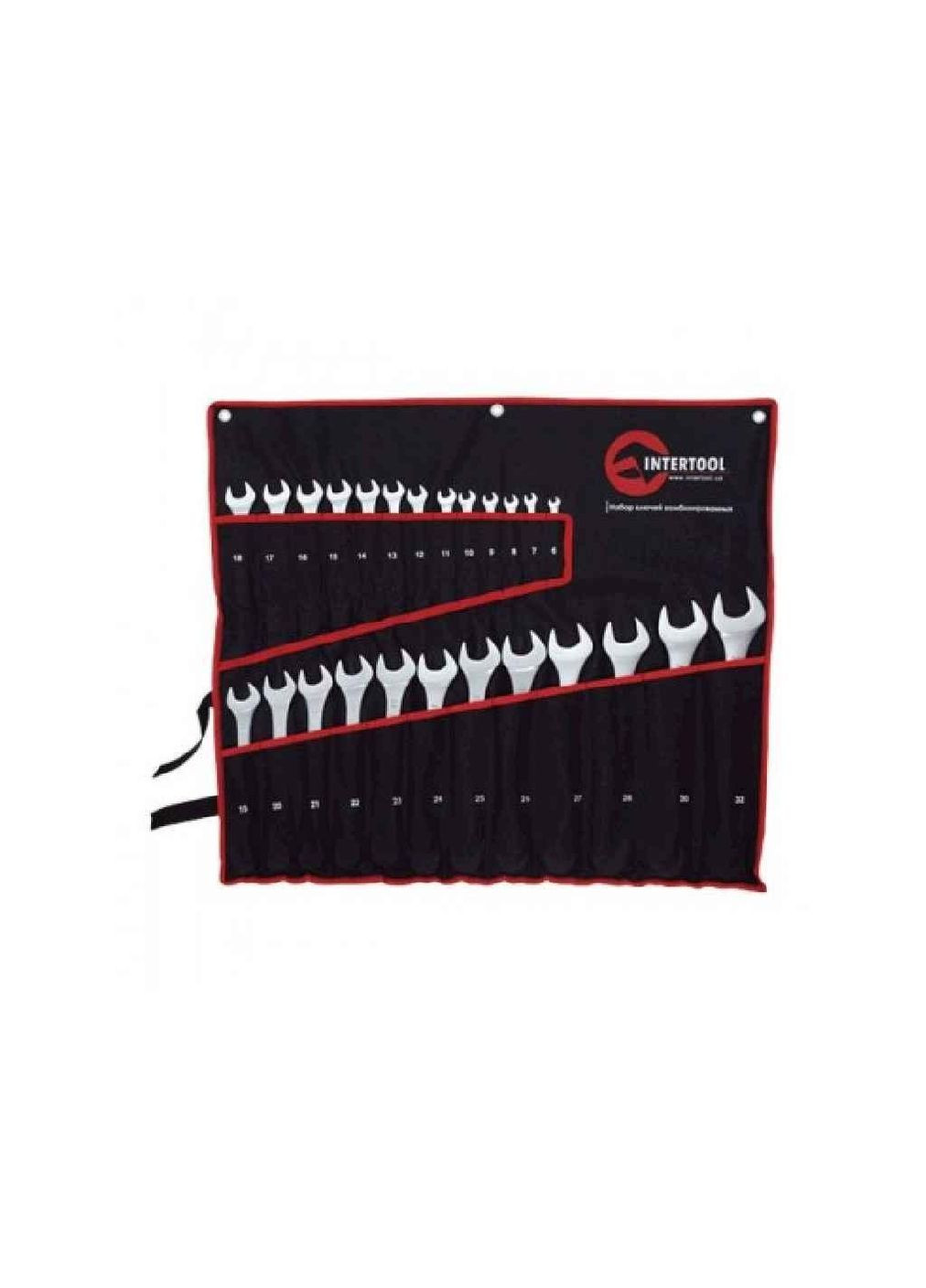 Набор комбинированных ключей, 25шт. 632мм HT-1200 ТМ Intertool (305202557)