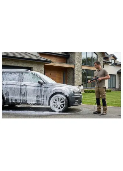 Мойка высокого давления AquaClean 150plus 2000Вт, 150бар, 450л/час, шланг 8м, щетка патио (-HPW2015PB) 2E AquaClean 150plus 2000Вт, 150бар, 450л/год, шланг (400304269)