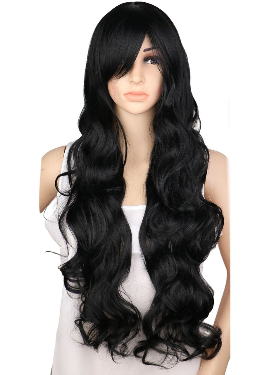 Перука чорна, довге, хвилясте волосся No Brand (355802099)