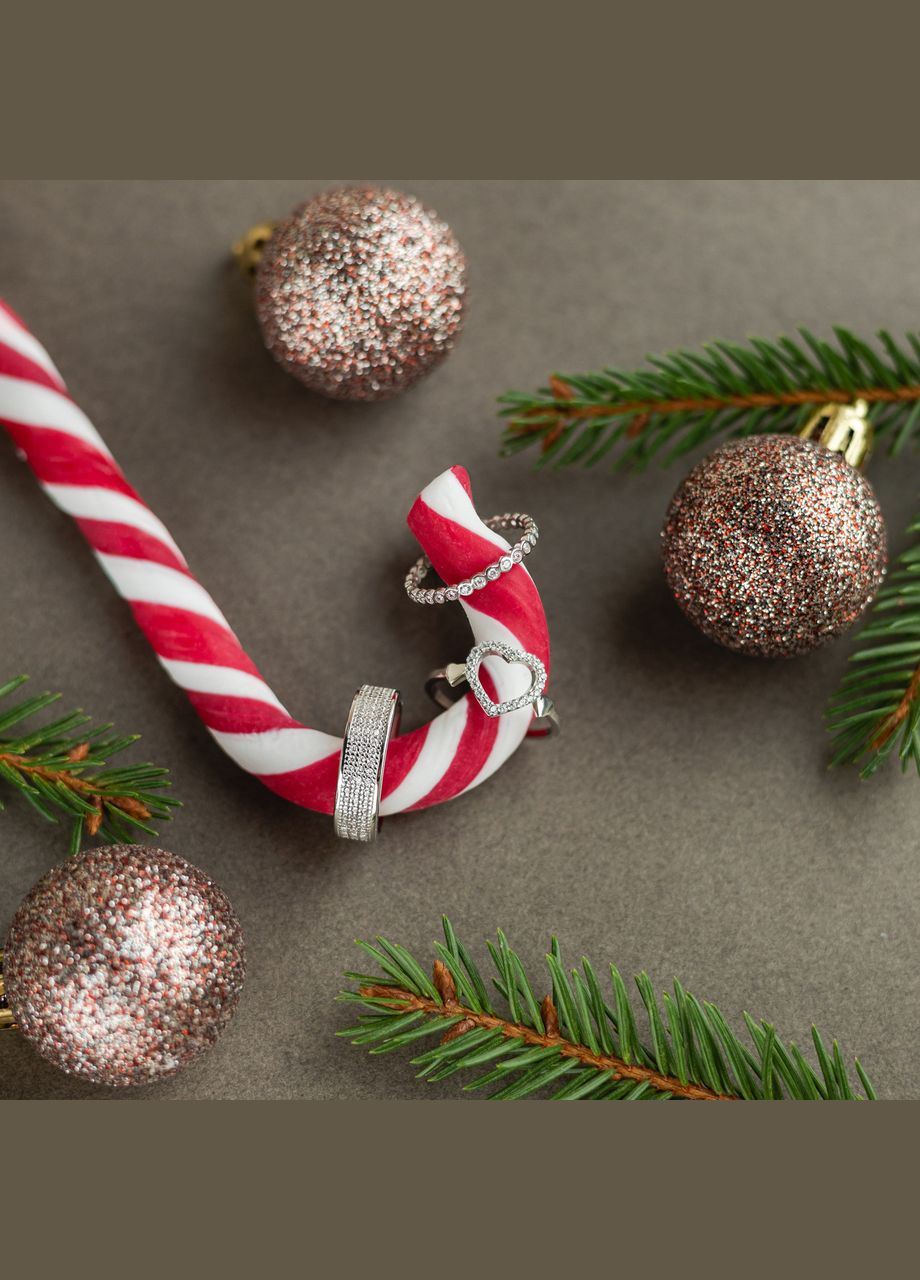 Серебряное кольцо с фианитами. Каштан (342335262)