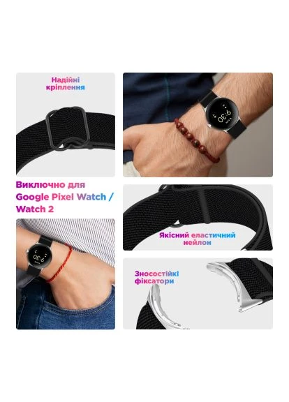 Ремешок для смарт-часов Blue (ARM75428) ArmorStandart Google Pixel Watch / Watch 2 / Watch 3 41 mm Dark (401514283)