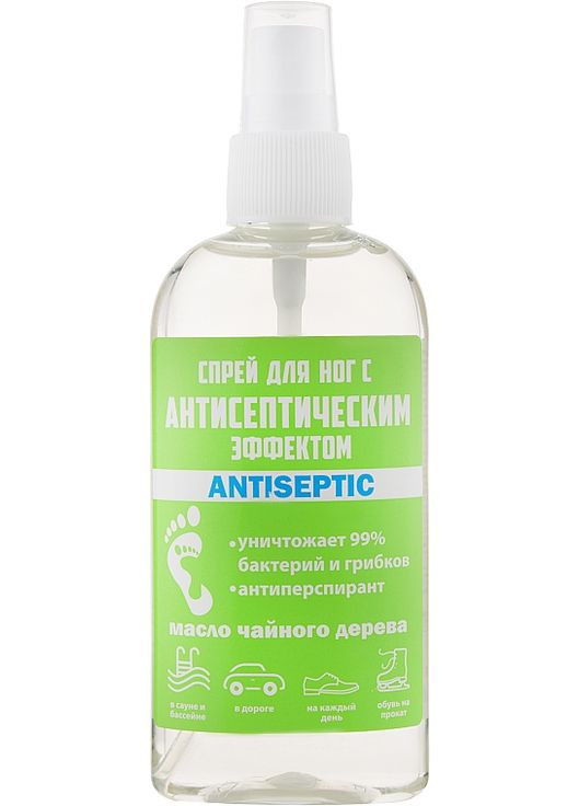 Лосьйон для ніг антисептичний з олією чайного дерева Antiseptic 100ml (878839-66711) Аромат (368647534)