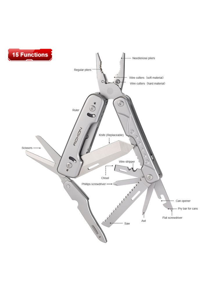 Мультитул Phantom S802 Roxon (353502366)