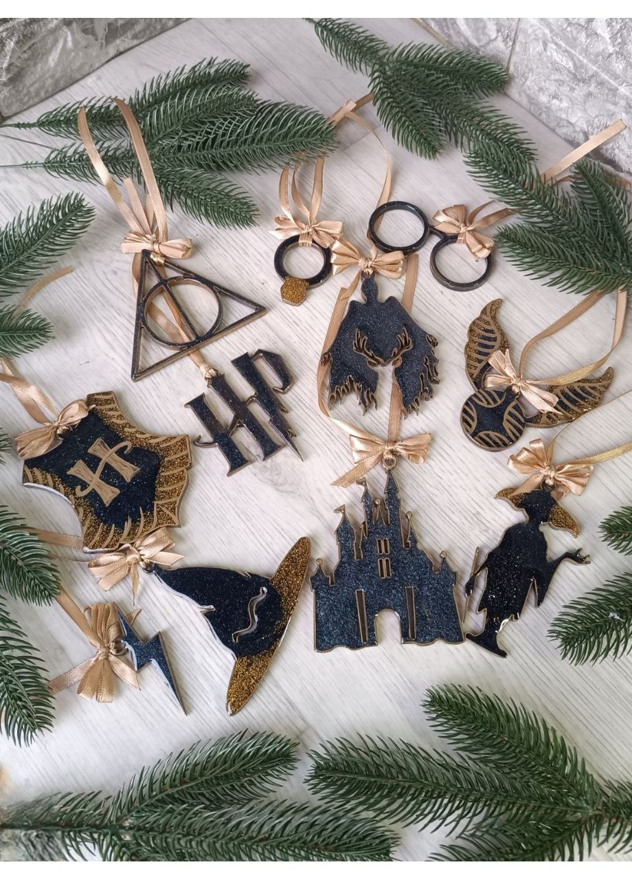 Набор игрушек Гарри Поттер большой из эпоксидной смолы Набор из 11 Hand Made (365722594)