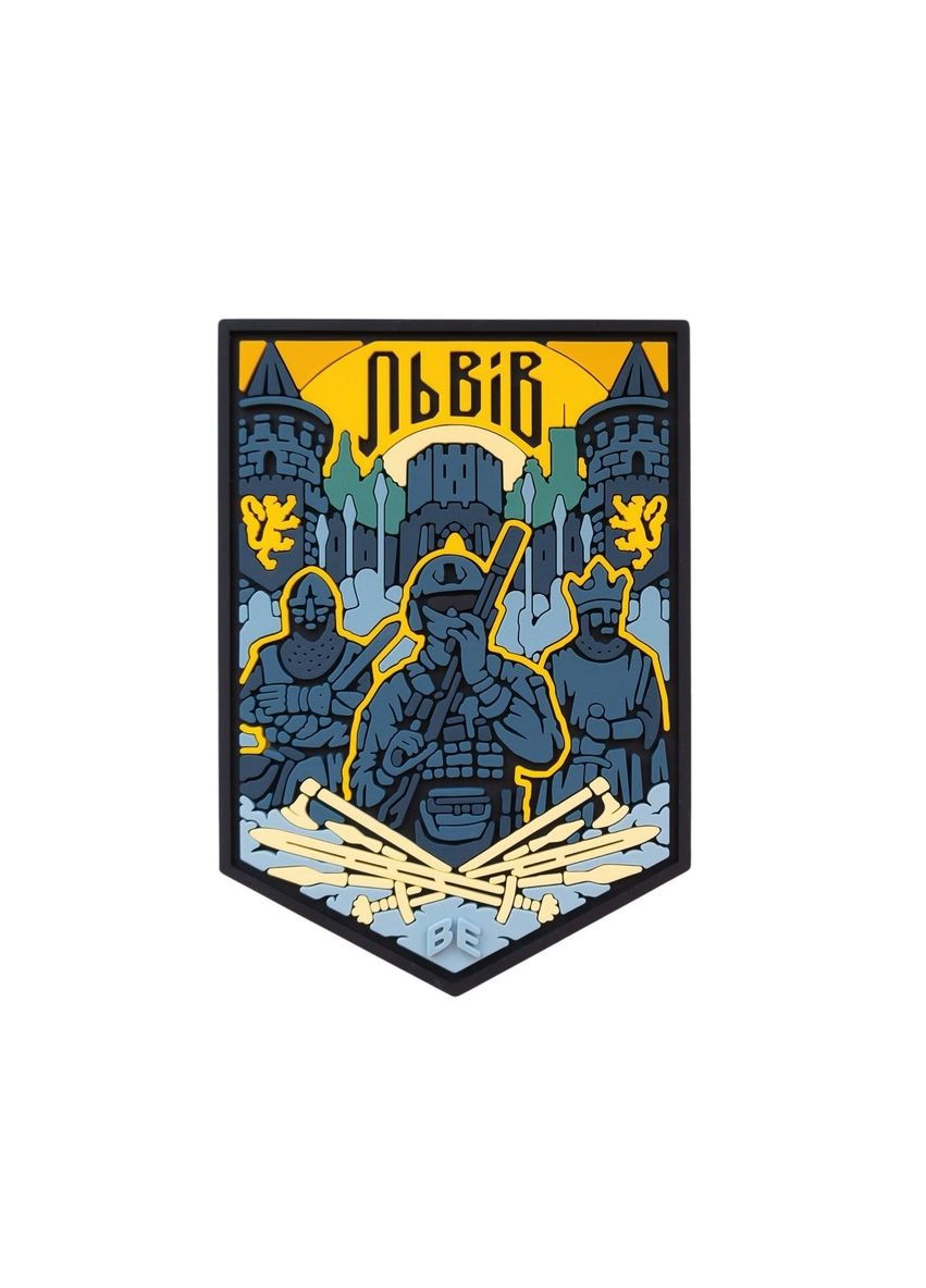 ПВХ Патч (шеврон) "Львів", Navy Blue Vik-Tailor (355245657)