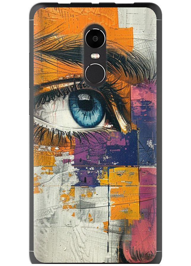 Силіконовий чохол 'Кольорова фреска' для Endorphone Xiaomi Redmi Note 4X (285117761)