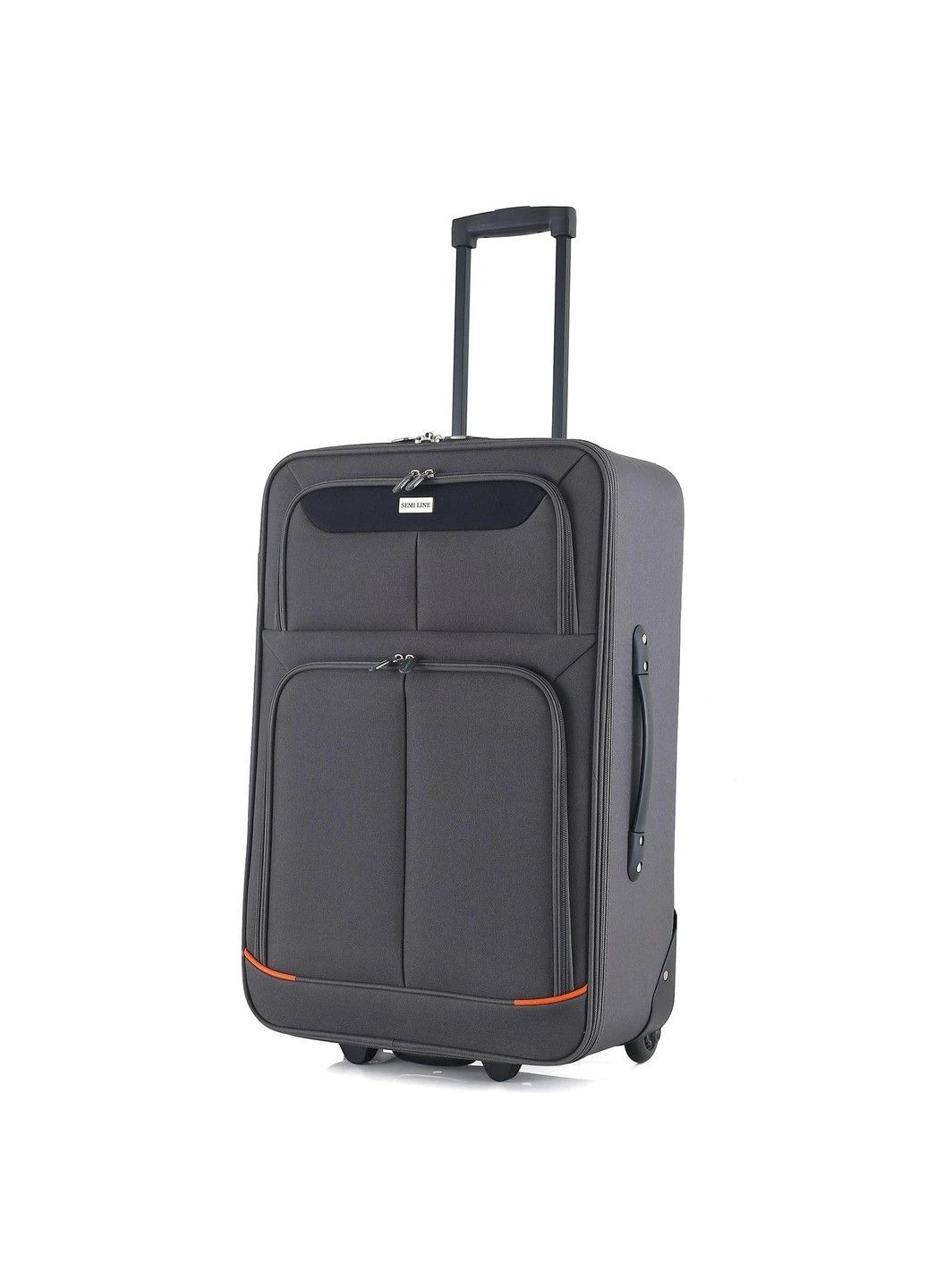 Валіза 24" (M) Grey/Orange Lines (T5754-2) Semi Line (393641980)