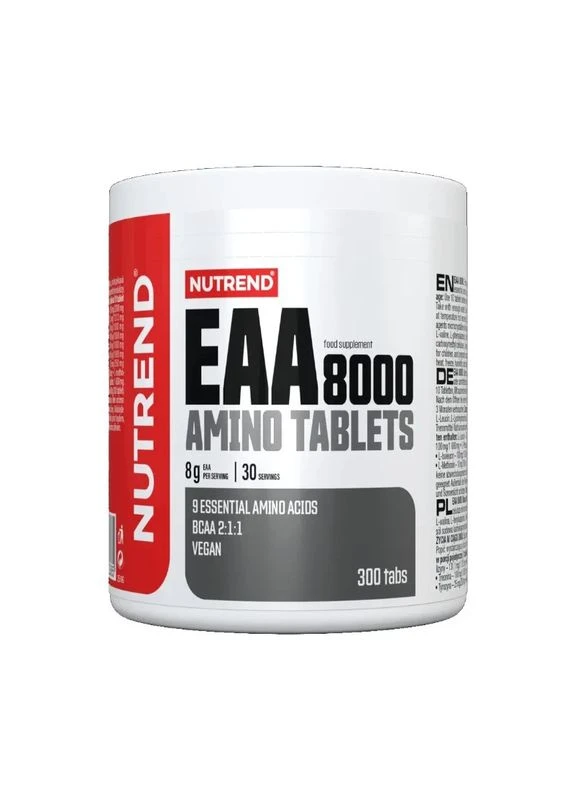 Эссенциальные аминокислоты EAA 8000, 300 капсул Nutrend (391669835)