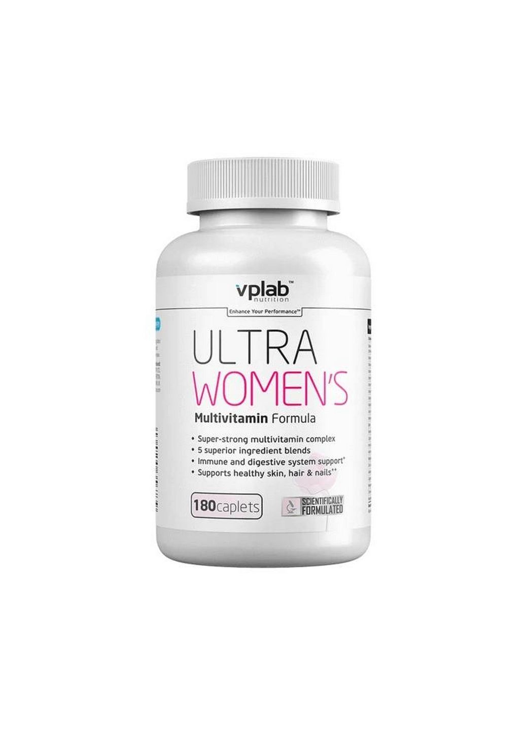 Витамины и минералы Ultra Women's Multivitamin, 180 каплет VPLab Nutrition (293341981)