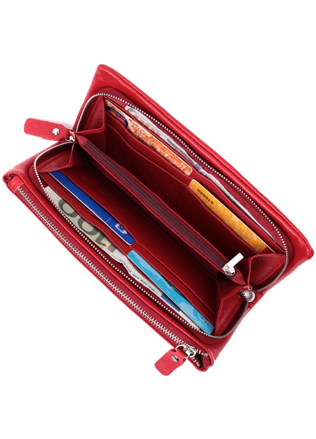 Жіночий шкіряний гаманець 21х10,5х2 см st leather (288048136)