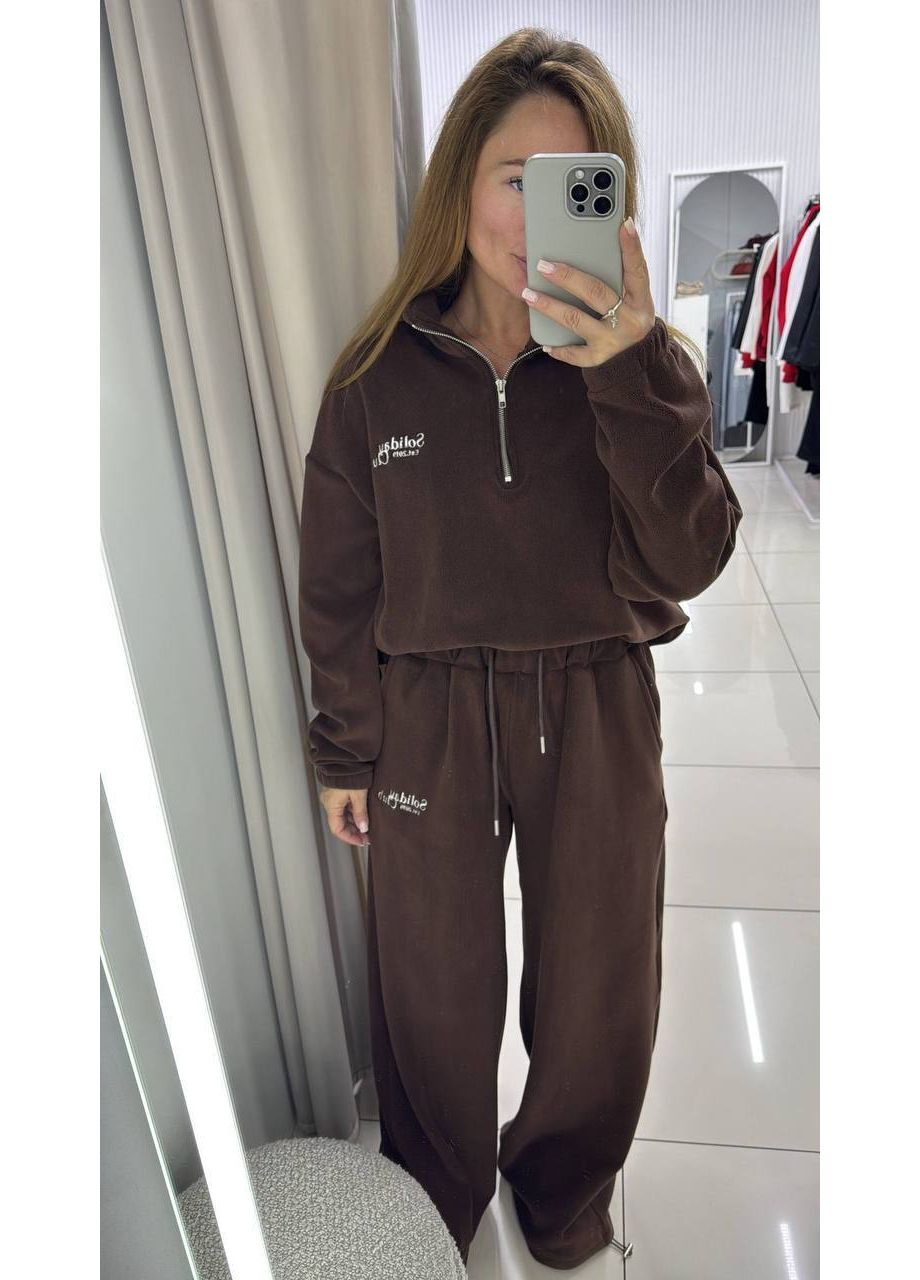 Женский костюм с вышивкой из двухстороннего флиса. GD/GL Модний простір (364966132)