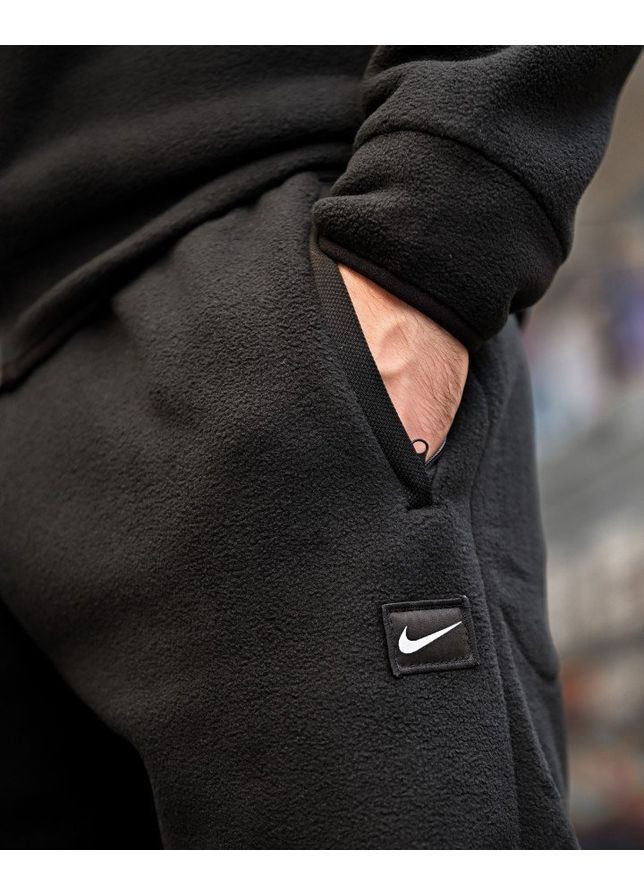 Мужской флисовый костюм Nk black 4 No Brand (363134398)