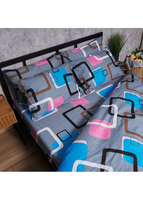 Комплект постільної білизни Бязь Gold Люкс «» Двоспальний 175х210 наволочки 2х50х70 (MS-820006761) Moon&Star Retro Vibes (356116466)