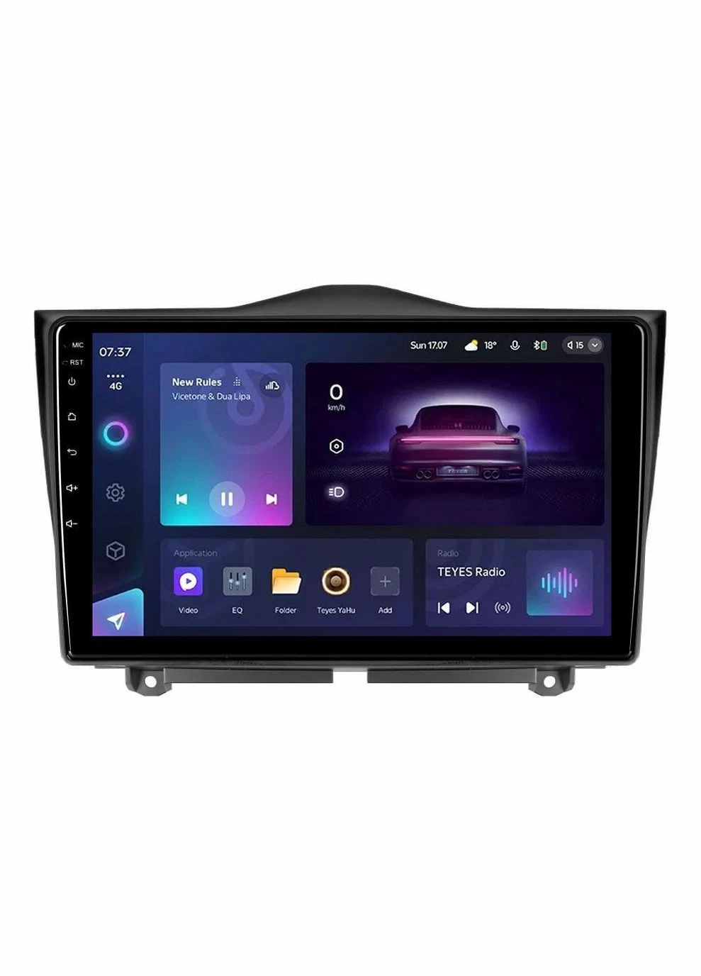 Штатна магнітола CC3 2K 6+128 Gb 360° LADA Granta Cross 2018-2019 9" Teyes (378957963)