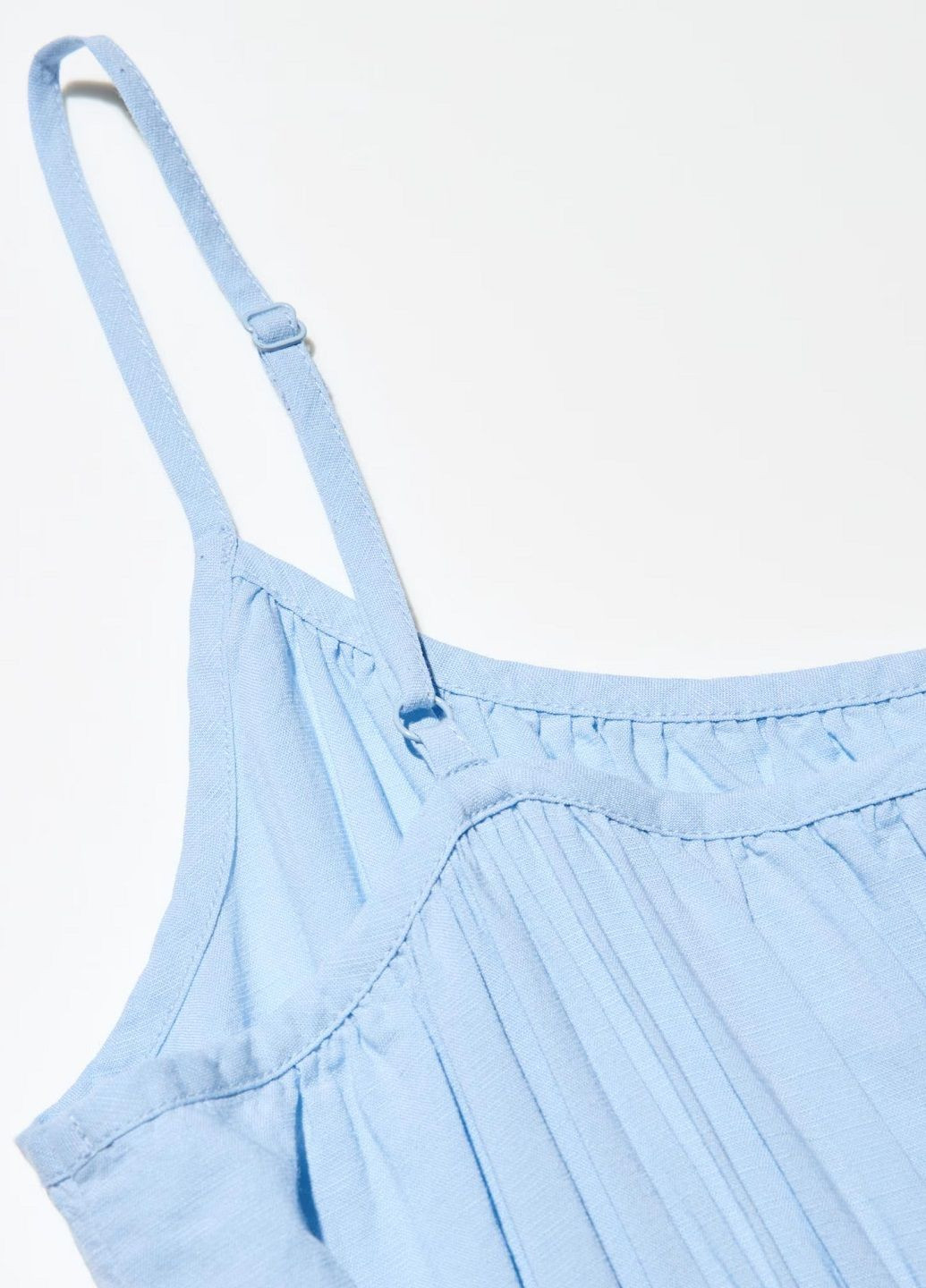 Блакитна сукня Uniqlo однотонна