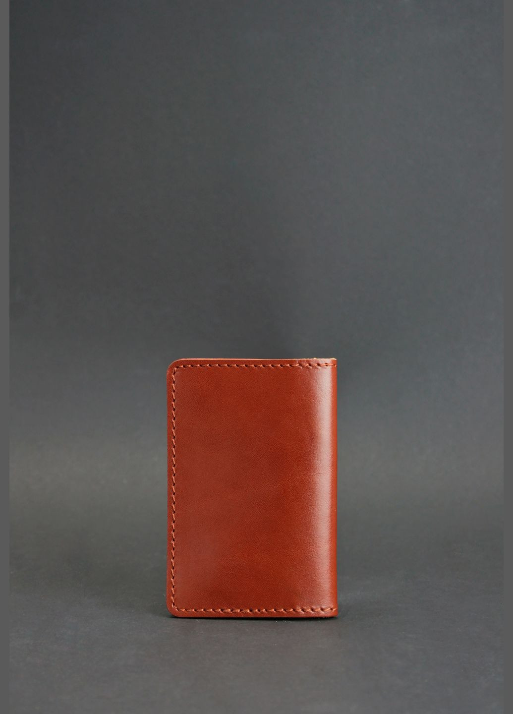 Шкіряний кард-кейс (візитниця) 6.0 світло-коричневий (A-026322) BlankNote (328444628)