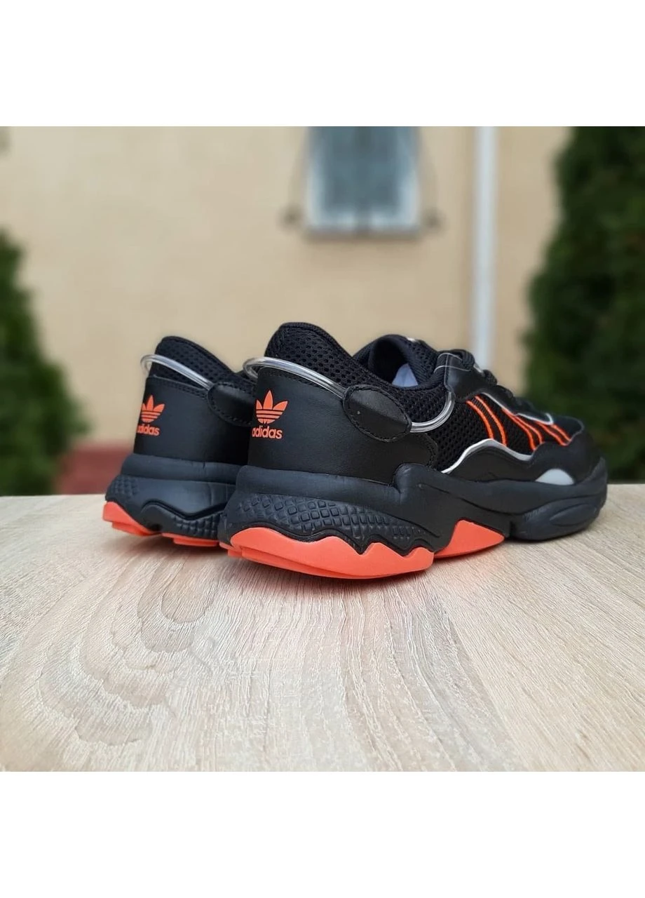 Черные летние кроссовки мужские adidas Originals OZWEEGO