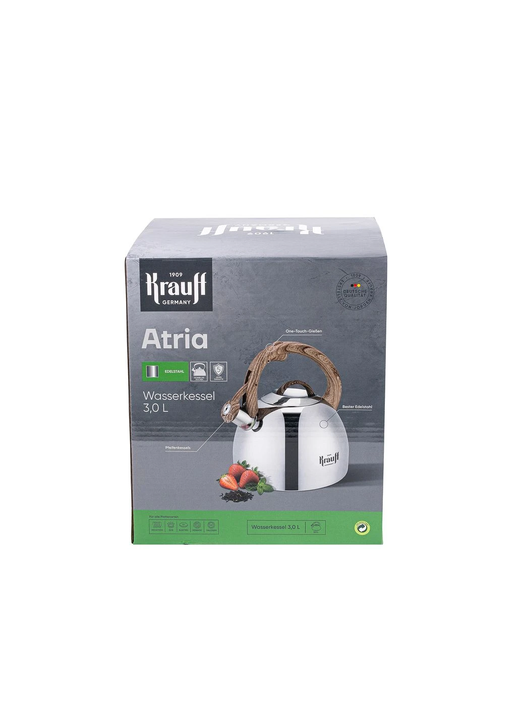 Чайник Atria 3л + ПОДАРУНОК: термос Krauff (376500272)