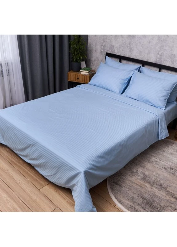 Комплект постельного белья Satin Stripe евро 200х220 наволочки 2х40х60 (MS-820017195) Moon&Star Sky Stripe (400231294)