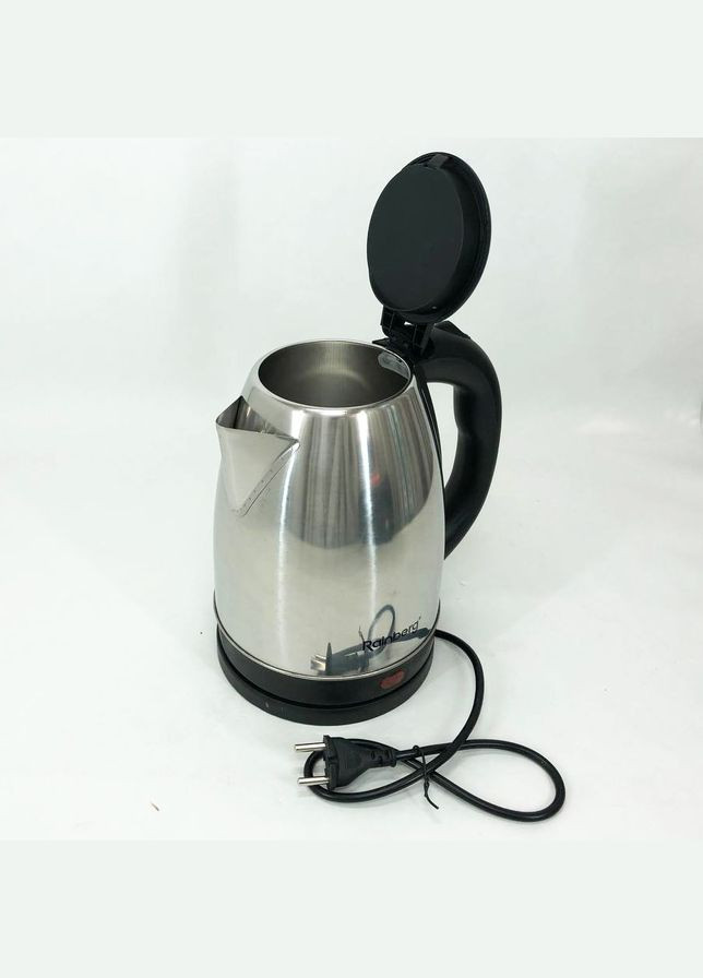 Электрочайник RB-804 дисковый 2л, чайник електро, стильный электрический чайник, электронный Rainberg (364665838)