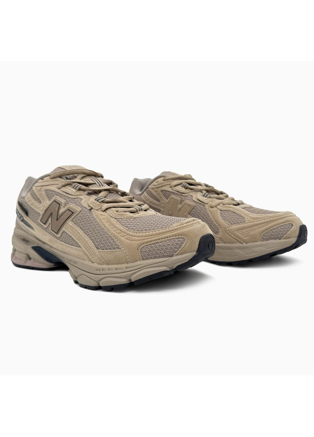 Бежевые демисезонные кроссовки мужские new balance 740 beige gore-tex нью беланс 740 No Brand