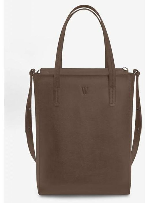 Сумка шоппер женская из натуральной кожи через плечо большая Бежевый 39162 The Wings (353302595)