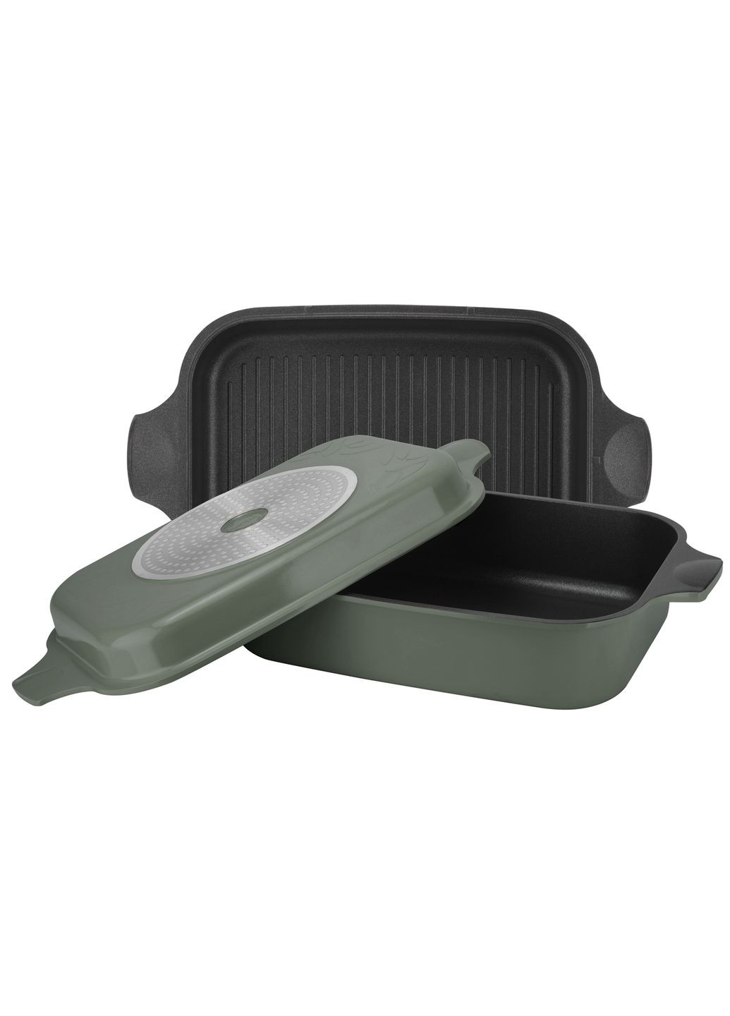 Гусятниця Zitrone з кришкою сковородою-гриль 6+3 л (RG-2108-34 BL) Ringel (341721084)