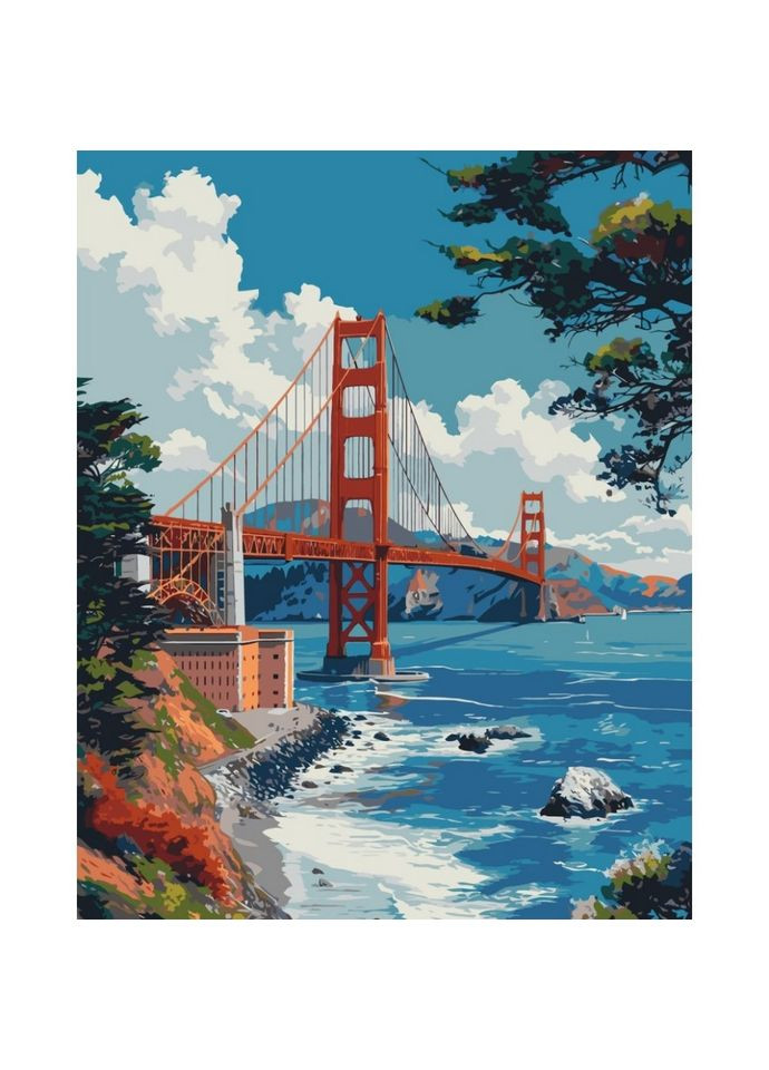 Картина за номерами "Міст Золота Брама" 11070-AC Art Craft (355794180)