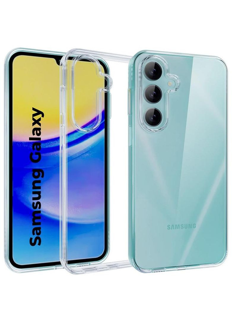 Ультратонкий силиконовый чехол 1 мм для Samsung Galaxy A36 5G Epik (342396035)