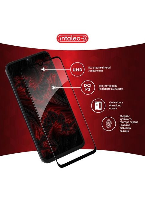 Захисне скло для Samsung A05/A05S Full Glue Black (1283126578328) Intaleo (316690959)