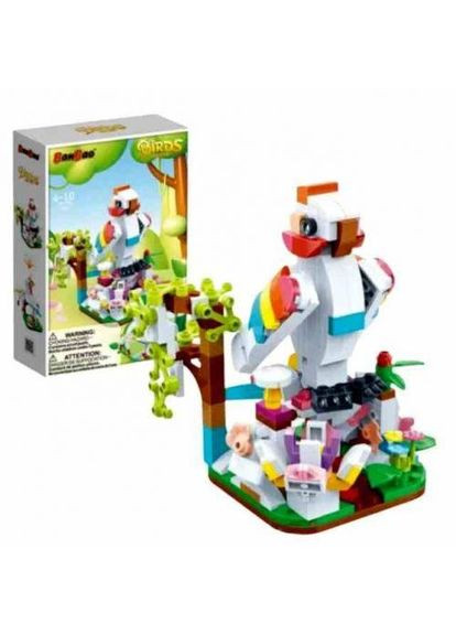 Конструктор "Птички" (253 эл) 2в1: Попугай/Единорог Banbao (369965902)