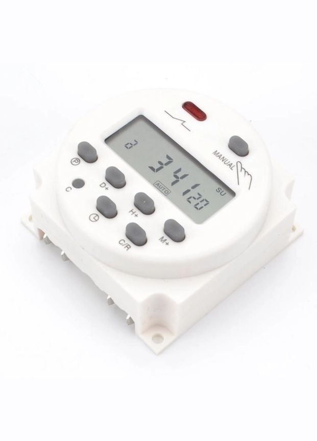 Таймер недельный CN101A программируемый 220V 16А 2ВА. Реле времени 1800 (300523906)