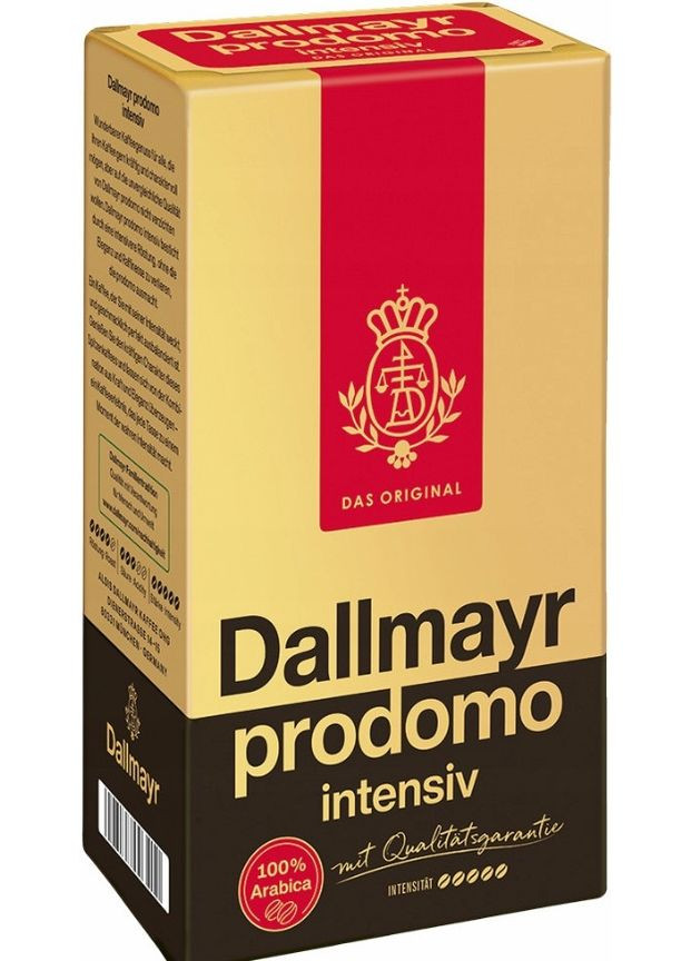 Кава мелена Prodomo Intensiv 100% арабіка 500 г Dallmayr (369622507)